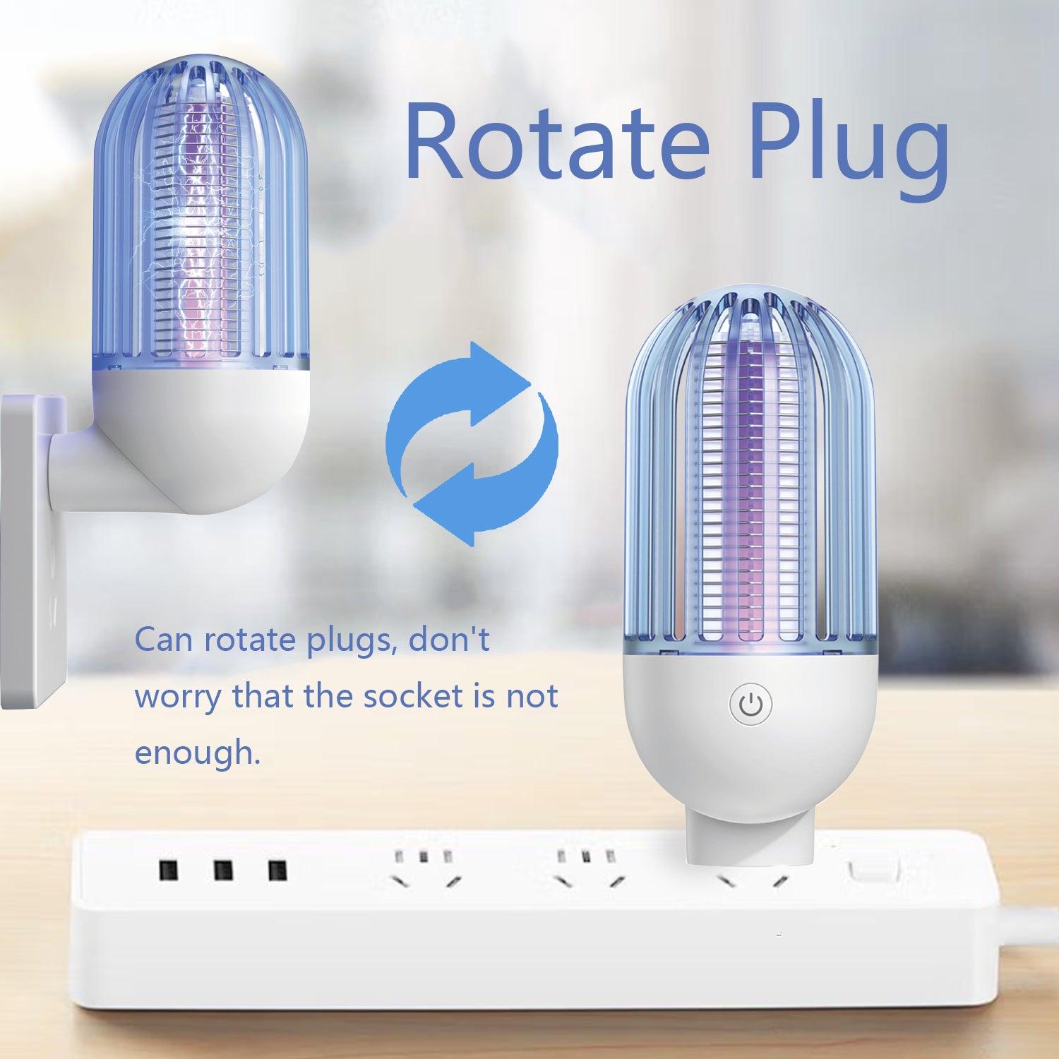 Rotating mosquito killer lamp AM01