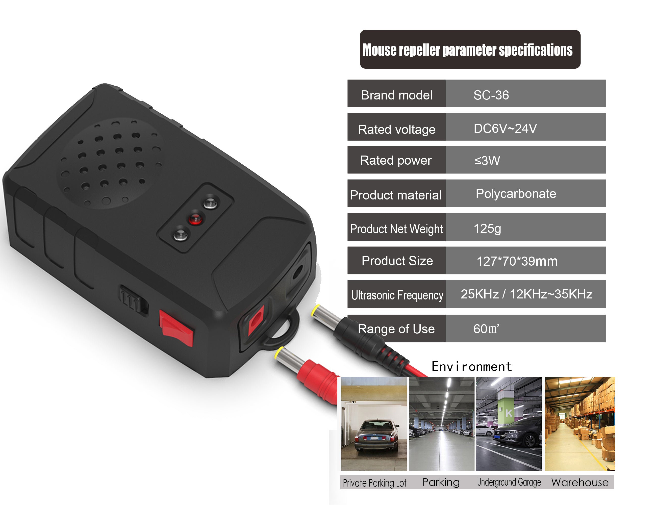 Car mouse repeller SC36