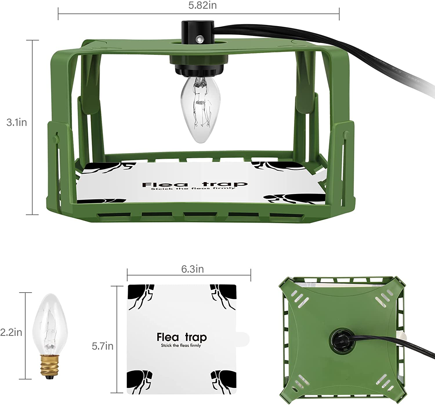 Fruit fly and cicada trap lights 03