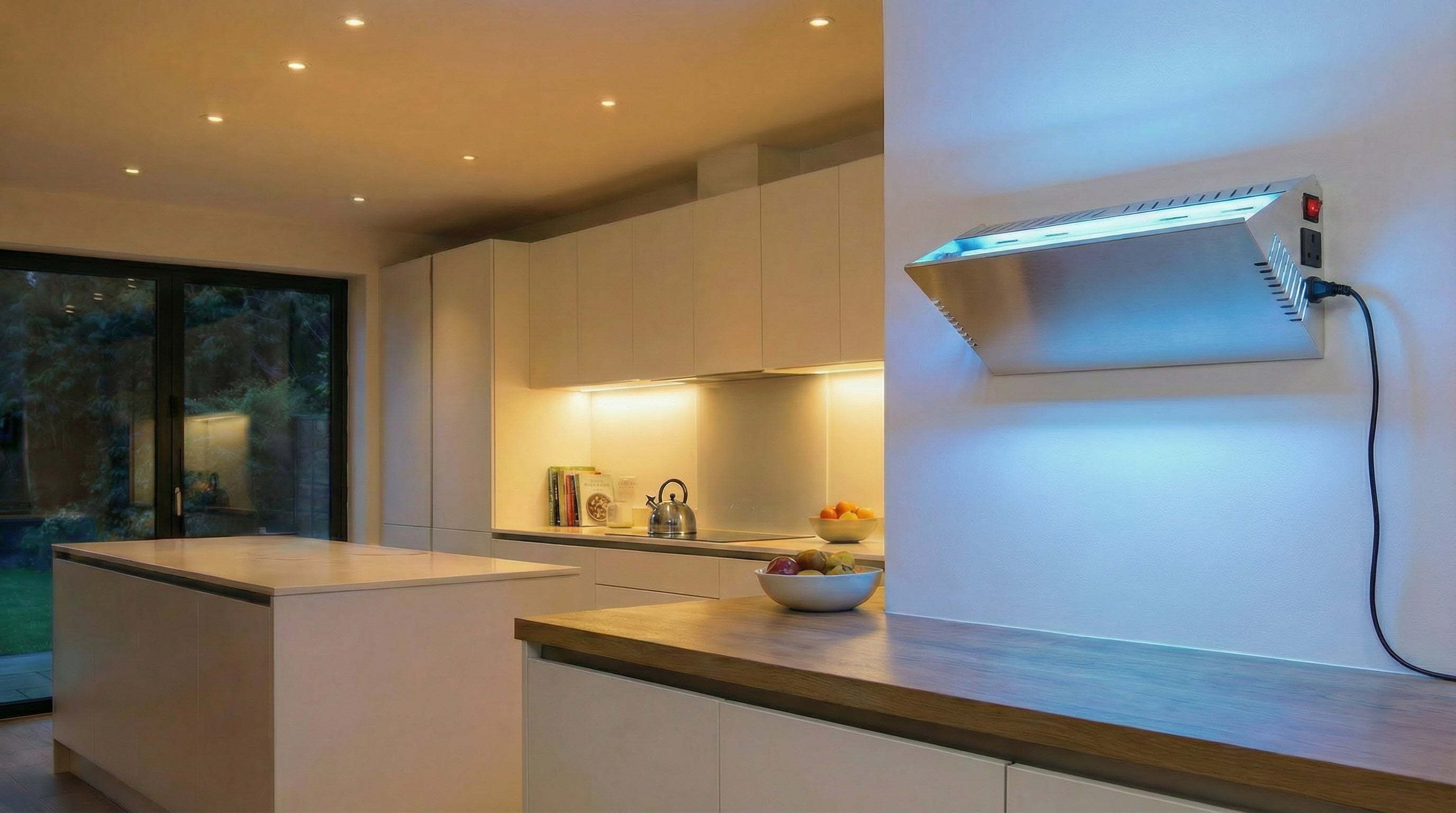 Stainless Steel Electric Shock Mosquito Killer Lamp, Physical Killing Without Radiation, Dual-use for Home & Restaurants (OEM&ODM) U03