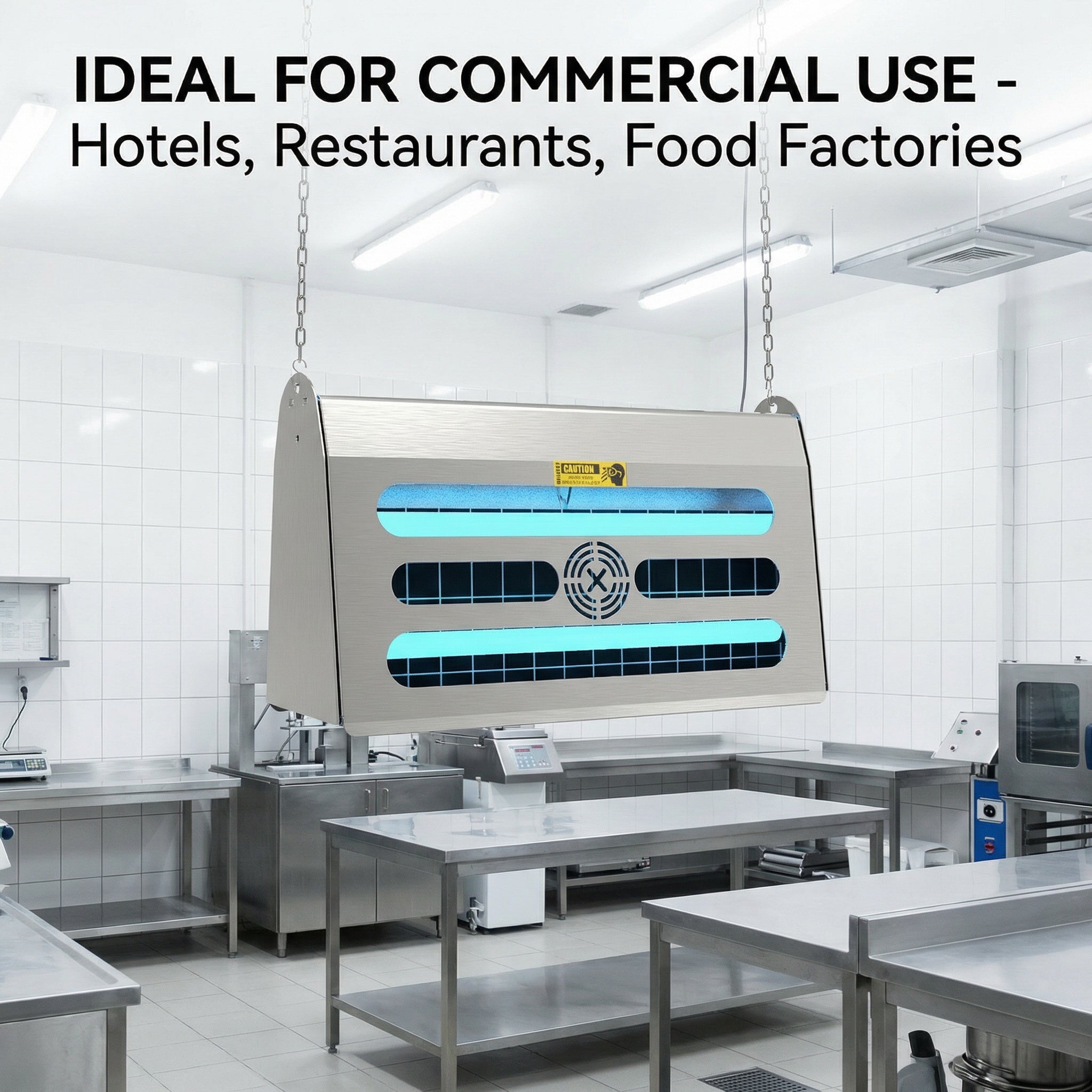 Commercial High-power Stainless Steel Mosquito Killer Lamp, Large Area Coverage for Hotels & Restaurants, Silent Mosquito Killer (OEM&ODM) U04