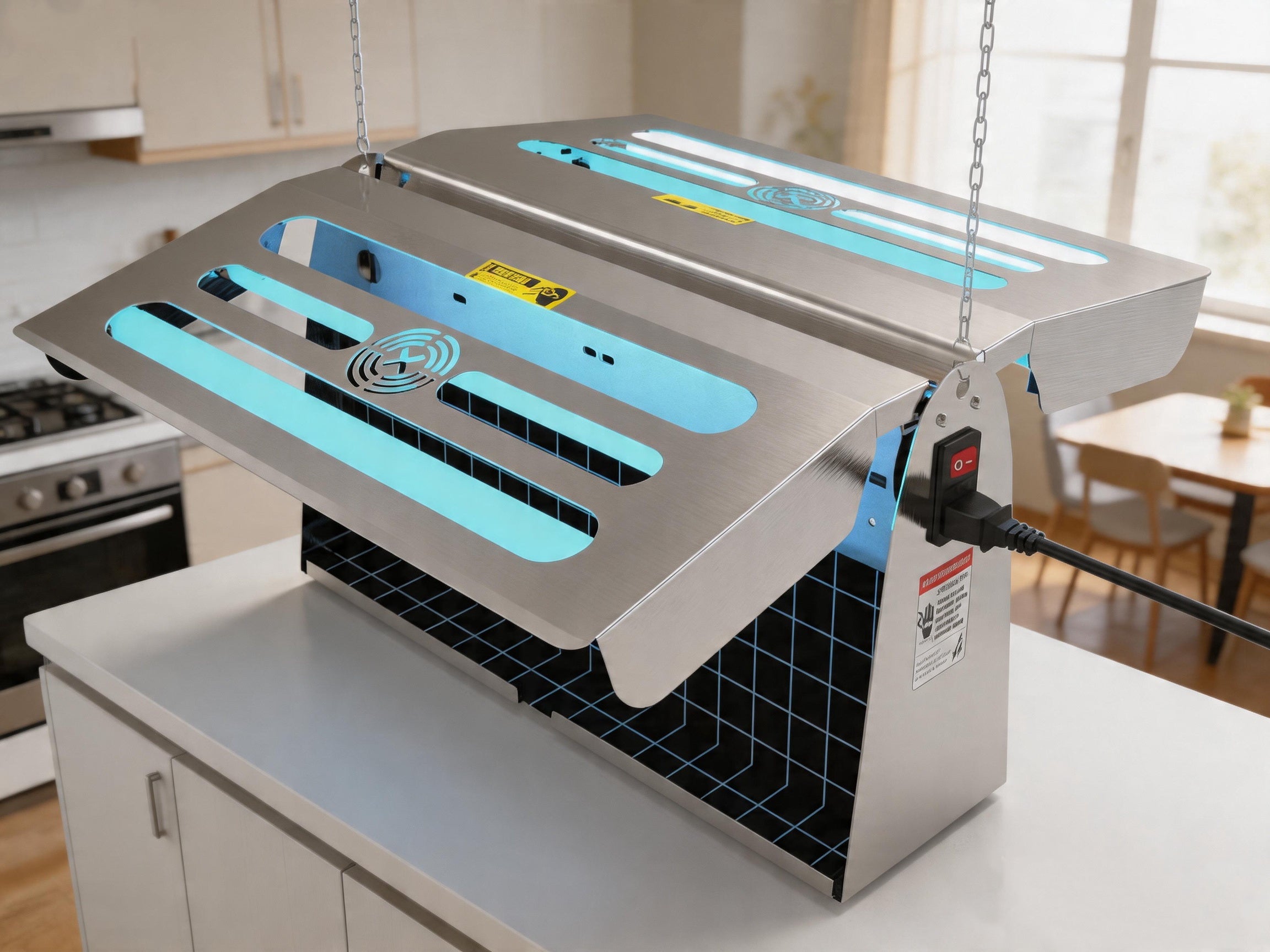 Commercial High-power Stainless Steel Mosquito Killer Lamp, Large Area Coverage for Hotels & Restaurants, Silent Mosquito Killer (OEM&ODM) U04