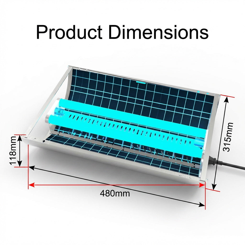 Waterproof Stainless Steel Mosquito Killer Lamp, for Courtyards & Gardens, UV Trapping Mosquito Repellent (OEM&ODM) U05