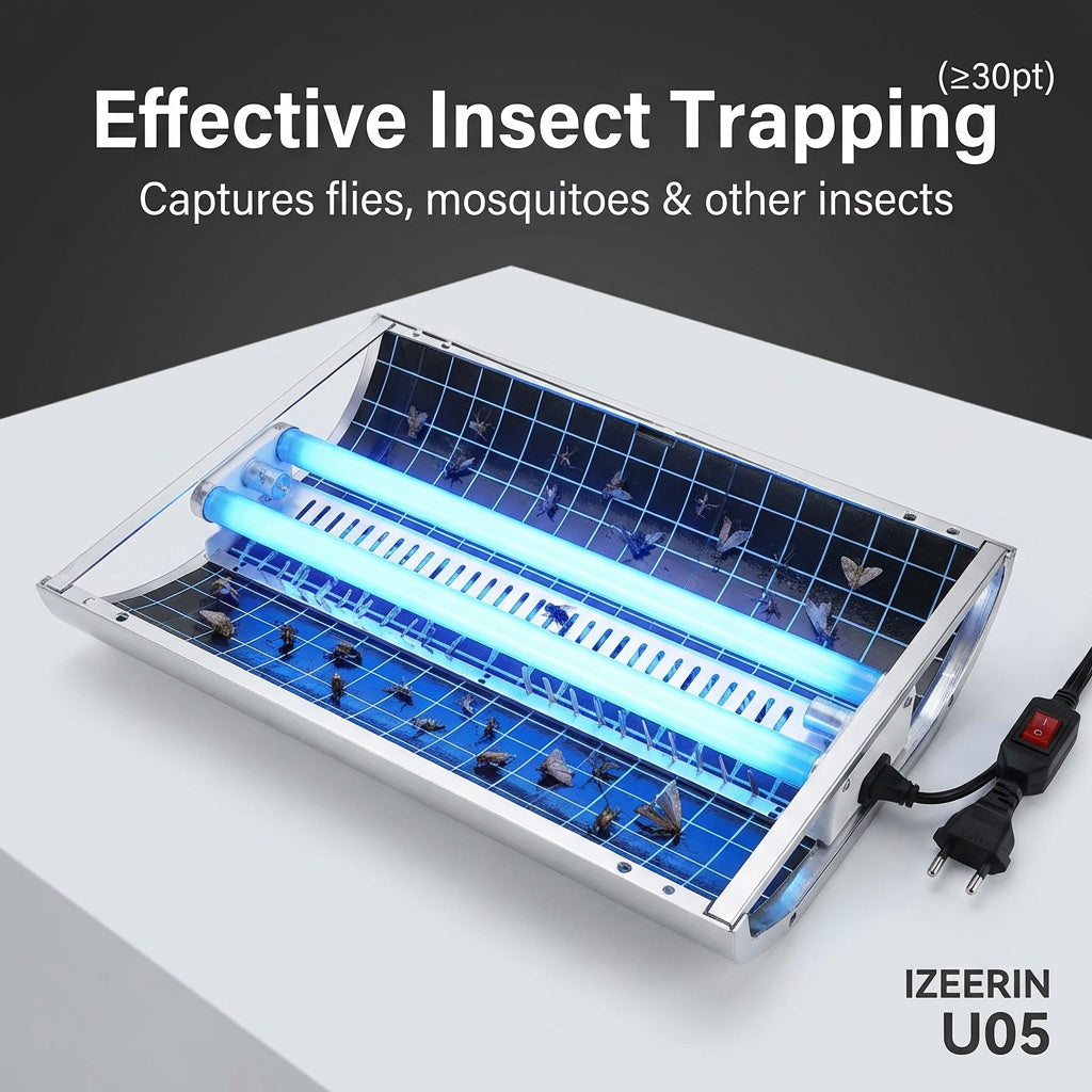 Waterproof Stainless Steel Mosquito Killer Lamp, for Courtyards & Gardens, UV Trapping Mosquito Repellent (OEM&ODM) U05