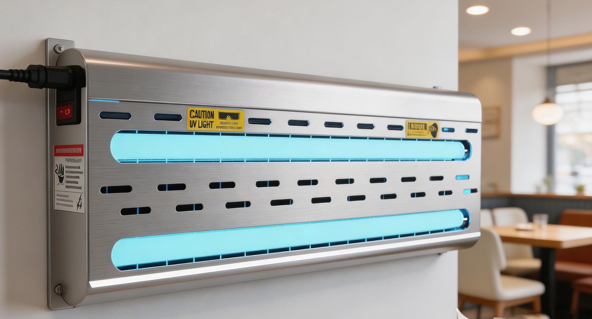 Food-grade Stainless Steel Mosquito Killer Lamp, Suitable for Kitchens & Food Factories, Safe & Eco-friendly Mosquito Repellent(OEM&ODM) U06