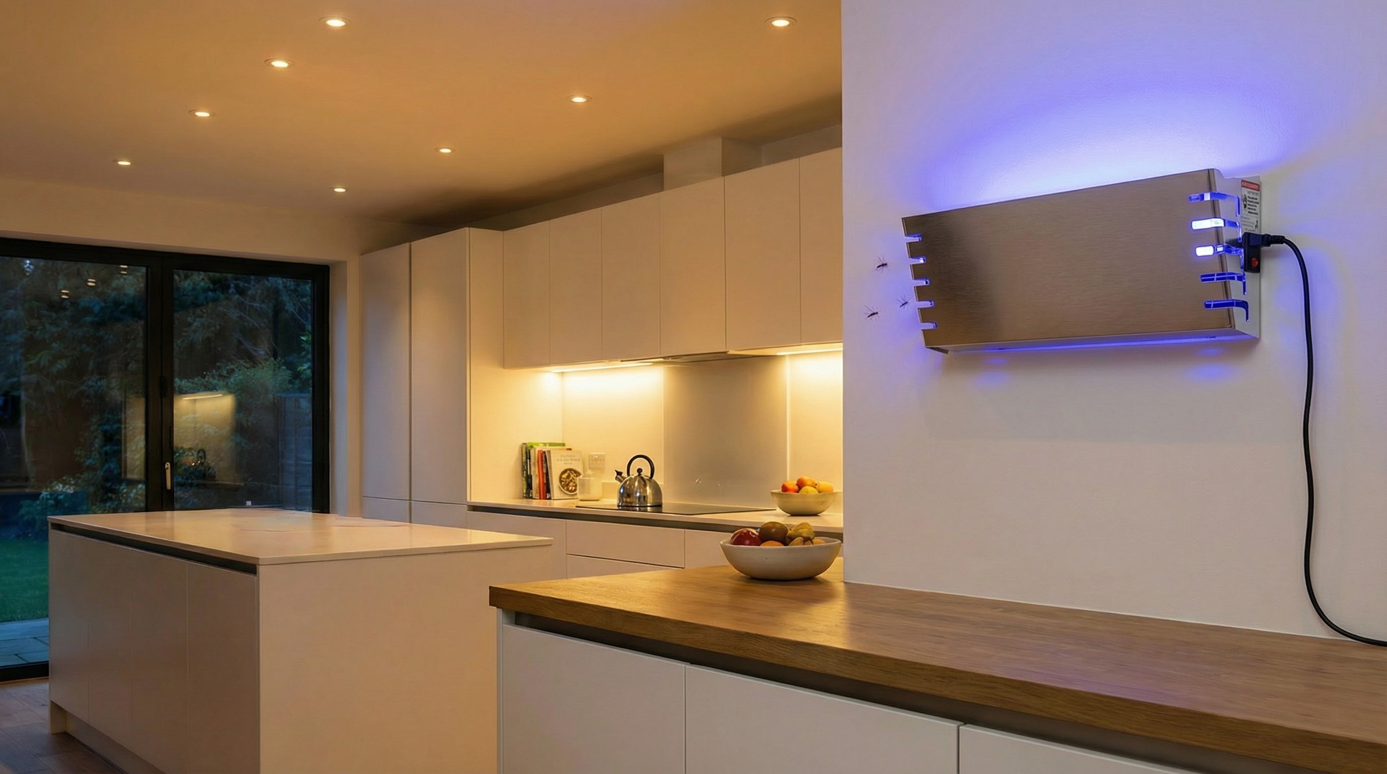 Wall-mounted Stainless Steel Mosquito Trap Lamp, Special for Restaurants & Hotels, Efficient Mosquito & Fly Killer (OEM&ODM) U12