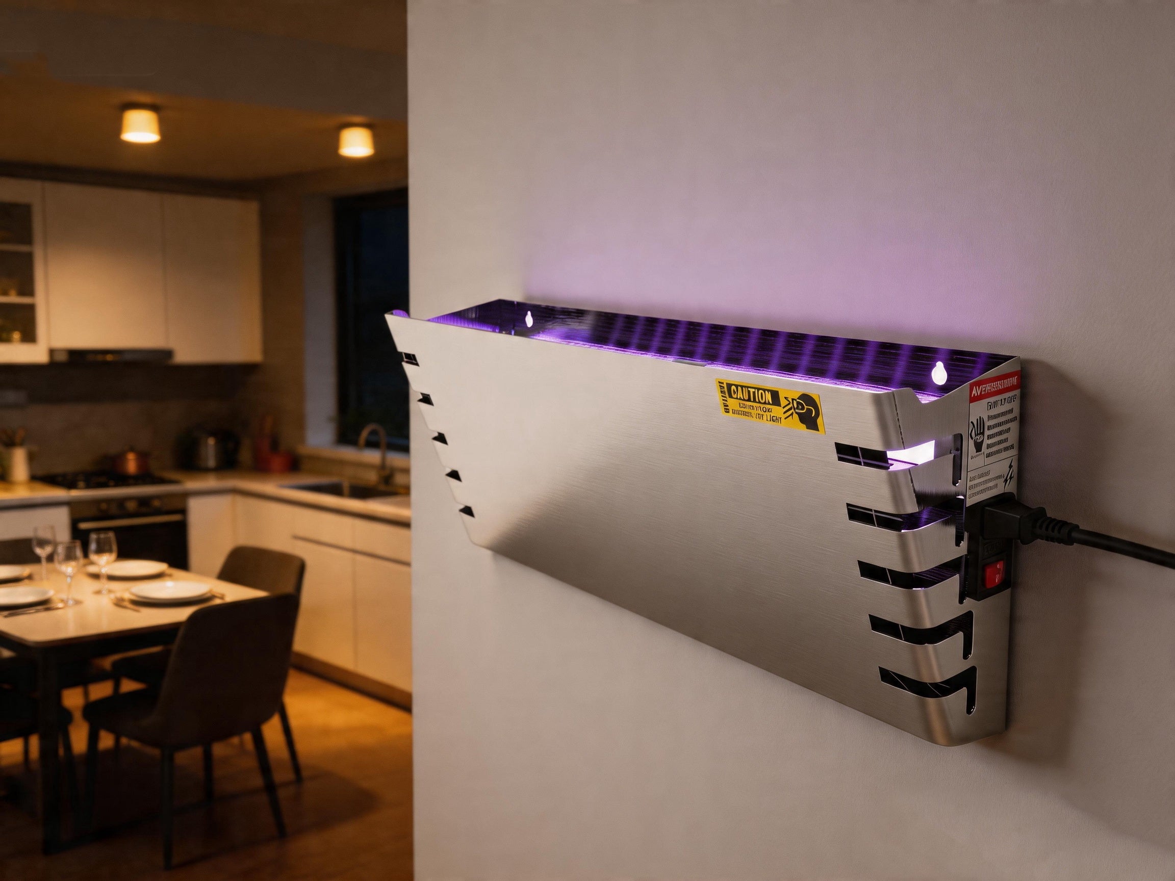 Wall-mounted Stainless Steel Mosquito Trap Lamp, Special for Restaurants & Hotels, Efficient Mosquito & Fly Killer (OEM&ODM) U12