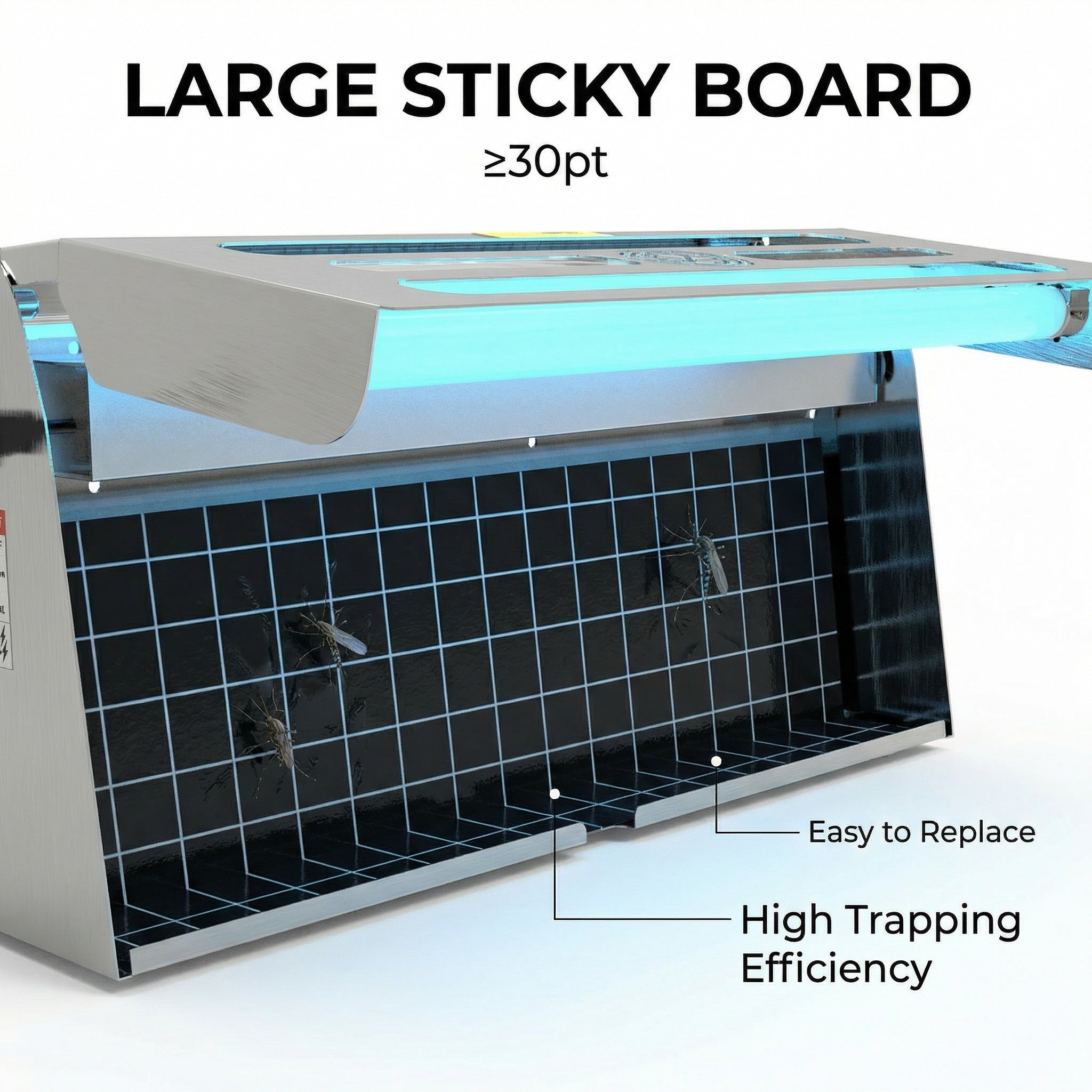 Stainless Steel Mosquito Killer Lamp, Indoor & Commercial Silent Mosquito Repellent, Physical Trapping Fly Killer Lamp (OEM&ODM) U13