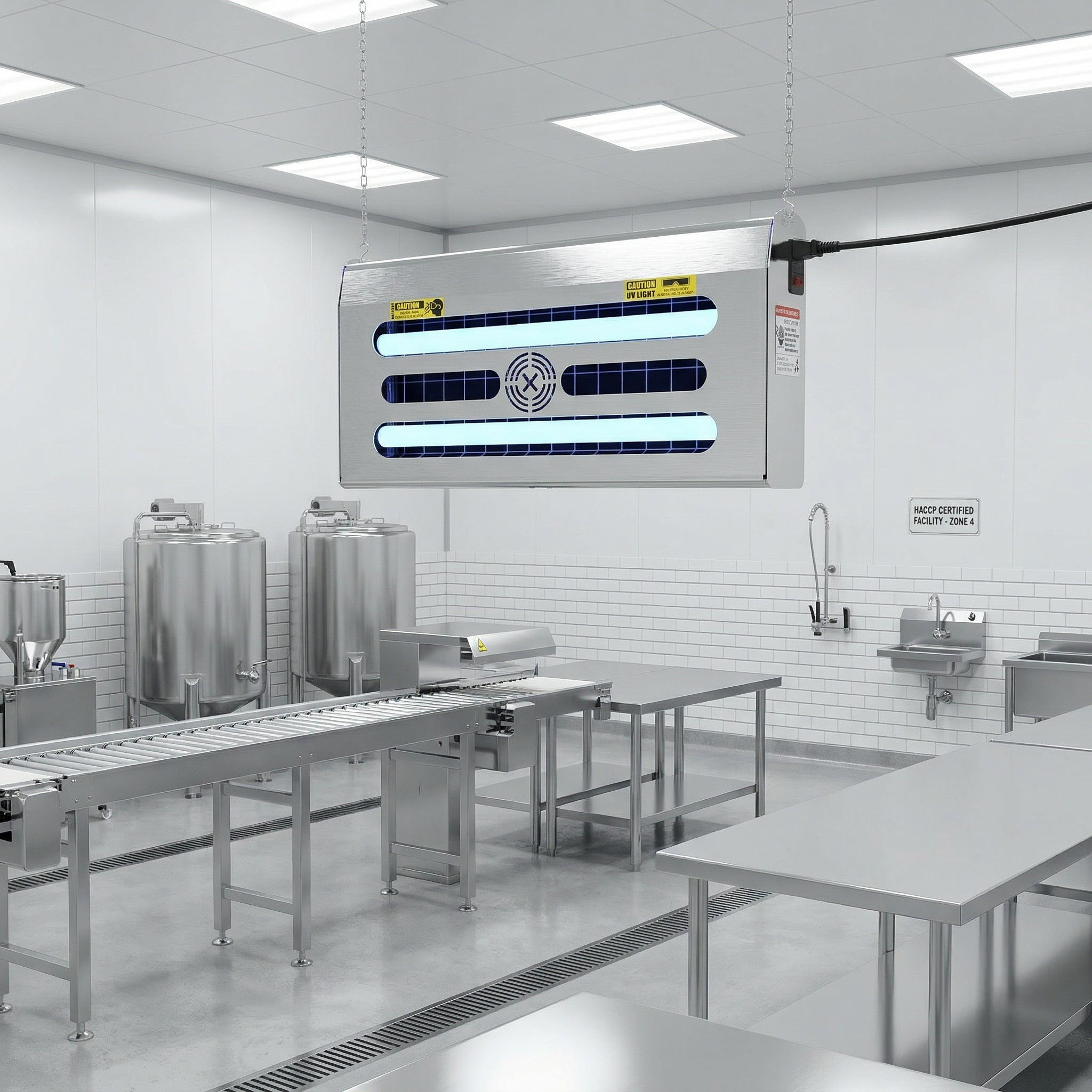 Stainless Steel Mosquito Killer Lamp, Indoor & Commercial Silent Mosquito Repellent, Physical Trapping Fly Killer Lamp (OEM&ODM) U13