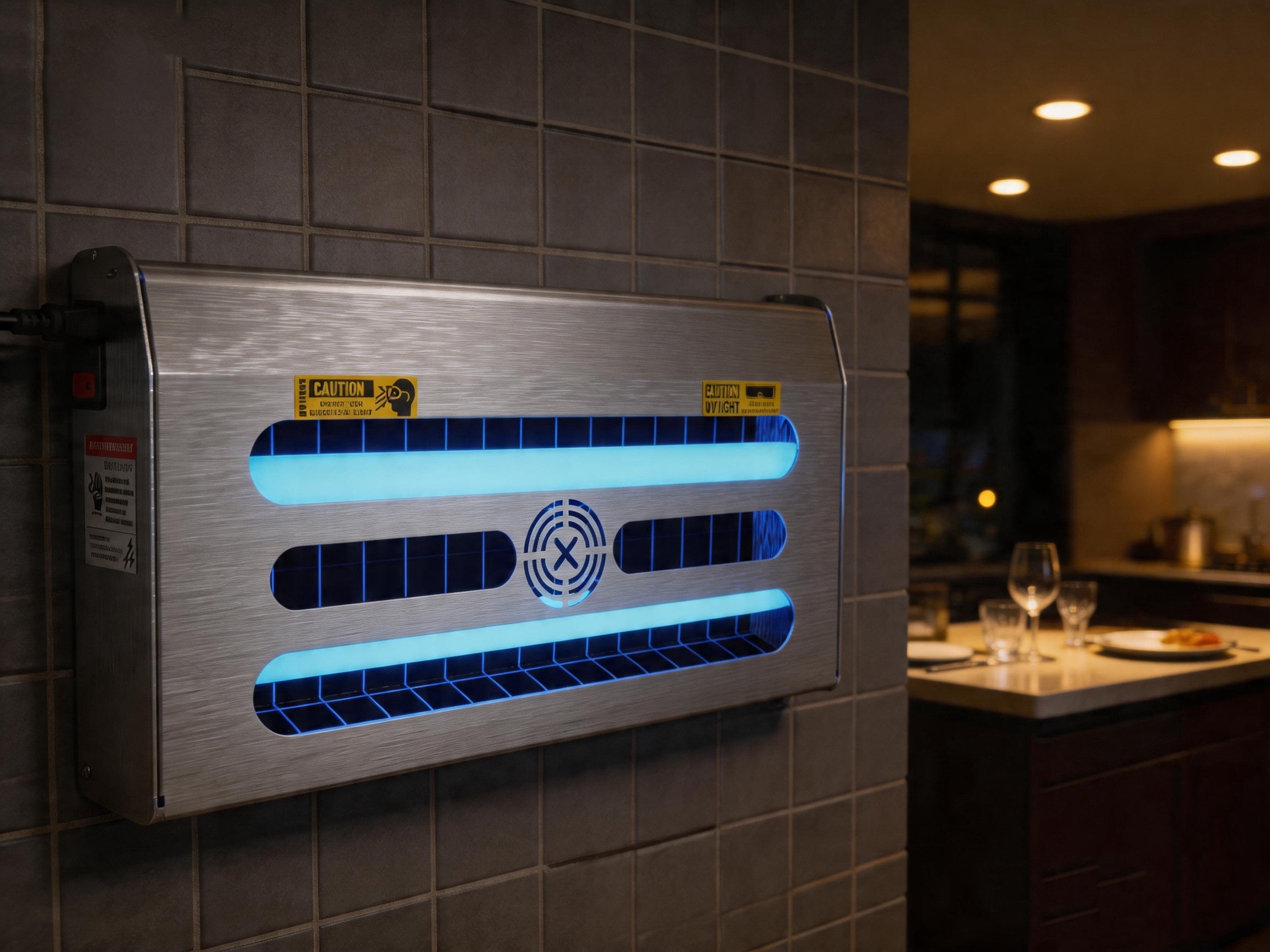 Stainless Steel Mosquito Killer Lamp, Indoor & Commercial Silent Mosquito Repellent, Physical Trapping Fly Killer Lamp (OEM&ODM) U13