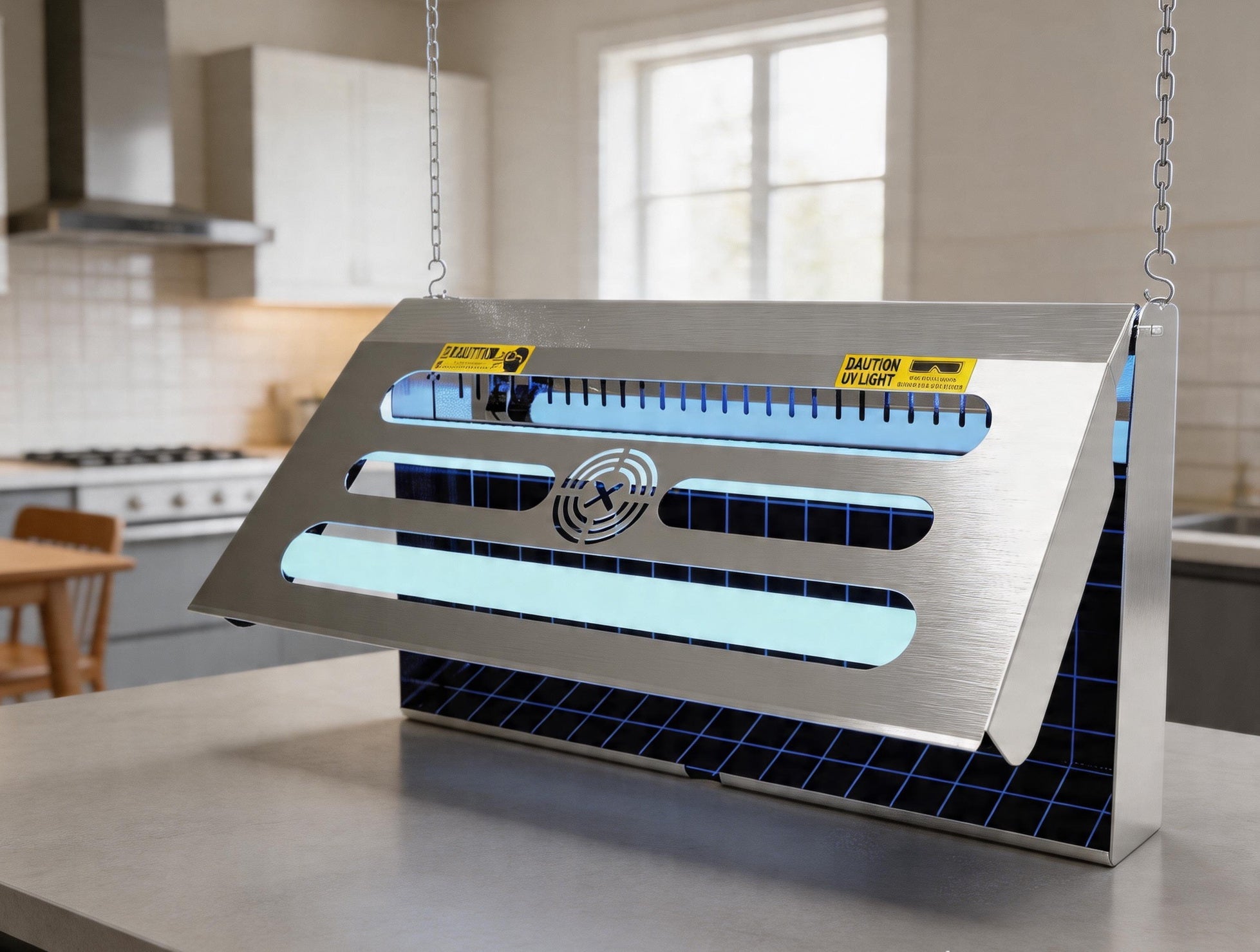 Stainless Steel Mosquito Killer Lamp, Indoor & Commercial Silent Mosquito Repellent, Physical Trapping Fly Killer Lamp (OEM&ODM) U13